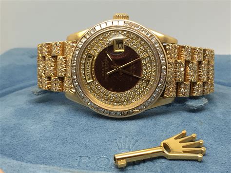 diamond encrusted watches rolex